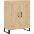Sideboard mit den Massen 69.5 x 34 x 90 cm in Eichenbraun aus Holzwerkstoff