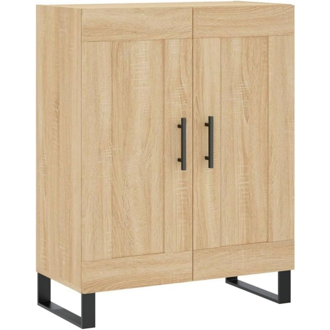 Sideboard mit den Massen 69.5 x 34 x 90 cm in Eichenbraun aus Holzwerkstoff