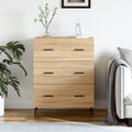 3 Schubladen an dem Sideboard aus Holzwerkstoff und Metall