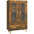 Der Hochschrank nimmt mit 70 x 31 x 115 cm Gestalt an