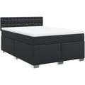 Das Boxspringbett nimmt mit 160 x 200 cm Gestalt an