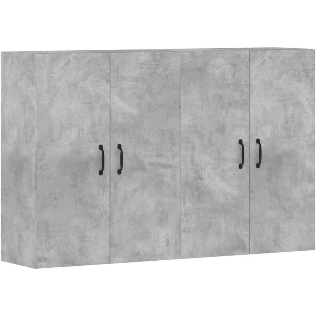 Wandschrank mit den Massen 69.5 x 34 x 90 cm in Betongrau