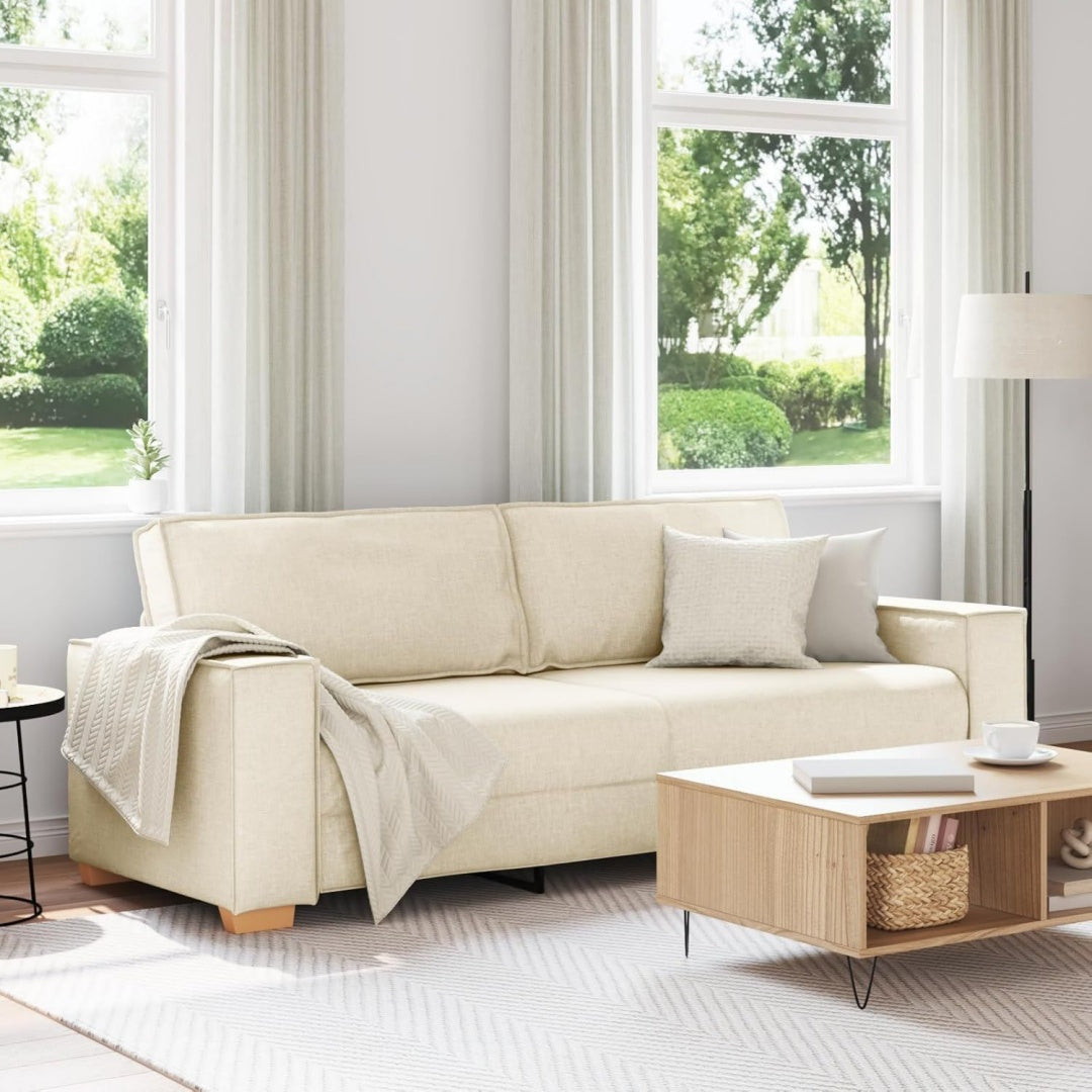 Sofa aus Metall mit weichen Polstern
