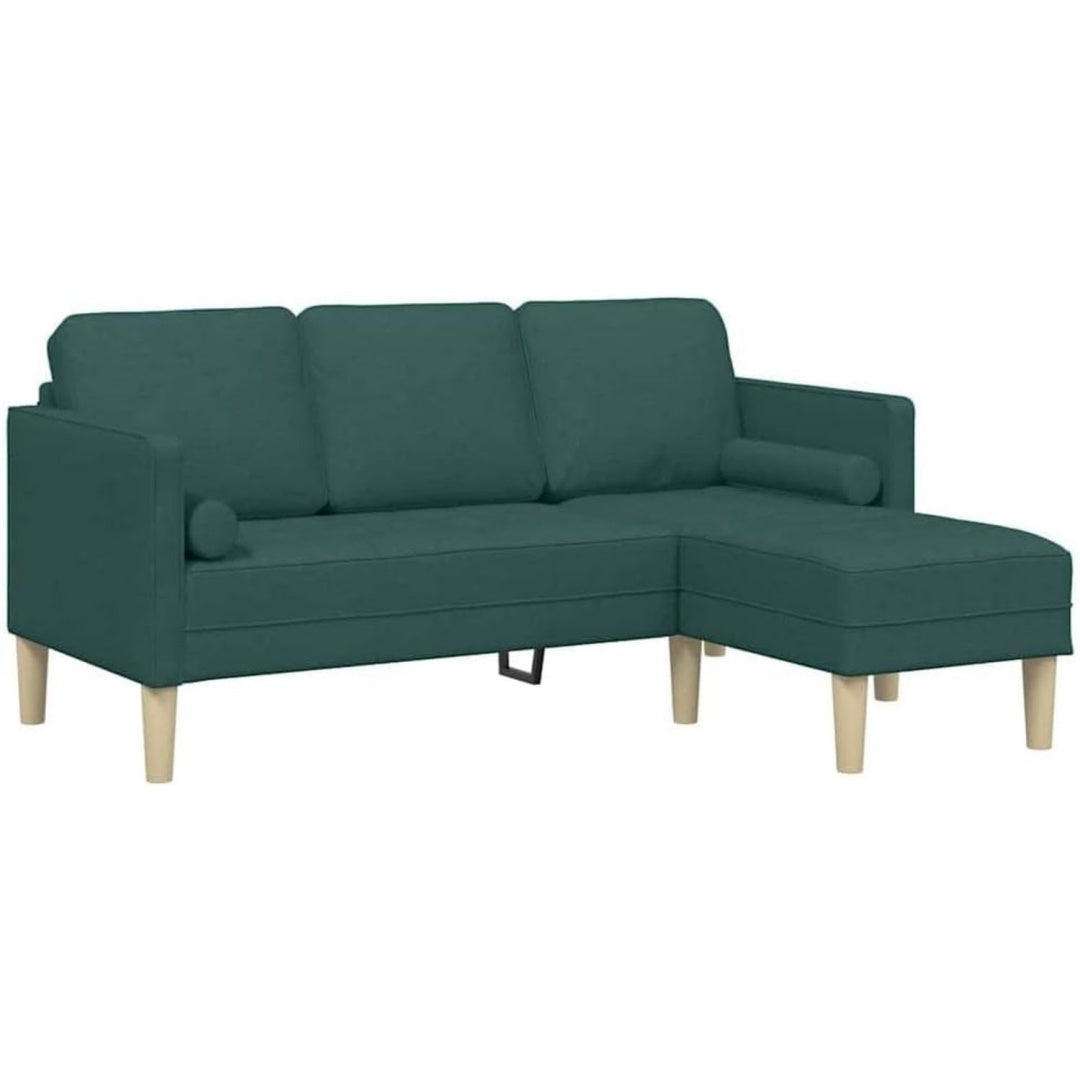 Sofa aus Stoff in Gruen