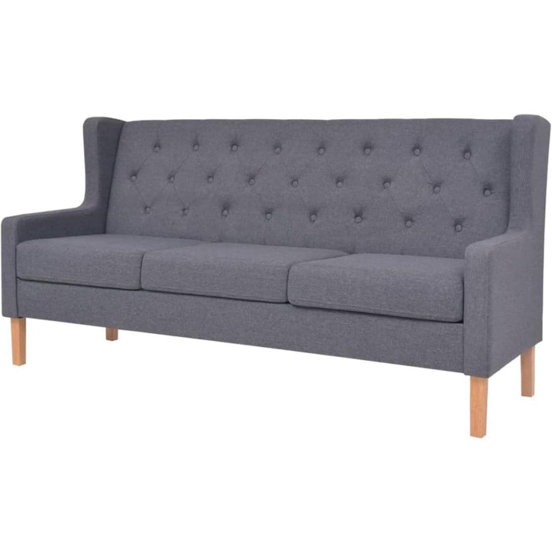 Sofa mit den Massen 180 x 68 x 90 cm in Grau